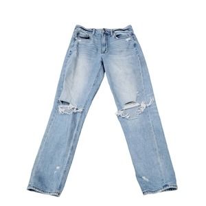 American eagle women's sise 6 light wash mom jean